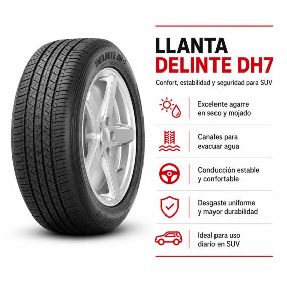 LLANTA DELINTE 235/65 R17 DH7 SUV - foto 6