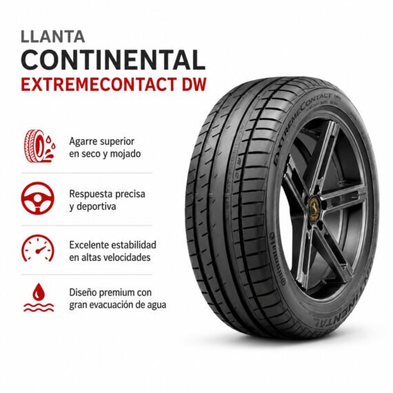 LLANTA CONTINENTAL 215/45 R17 EXTREMECONTACT SPORT - foto 6