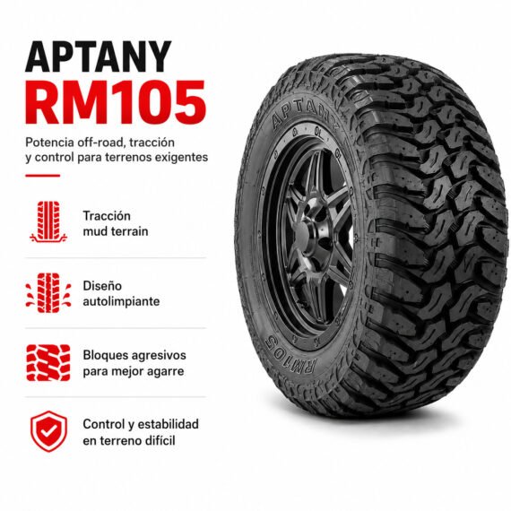 LLANTA APTANY 235/75 R15 RM105 - foto 6
