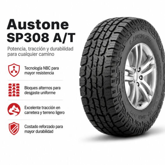 LLANTA AUSTONE 245/75 R16 TAI SP308 A/T - foto 6
