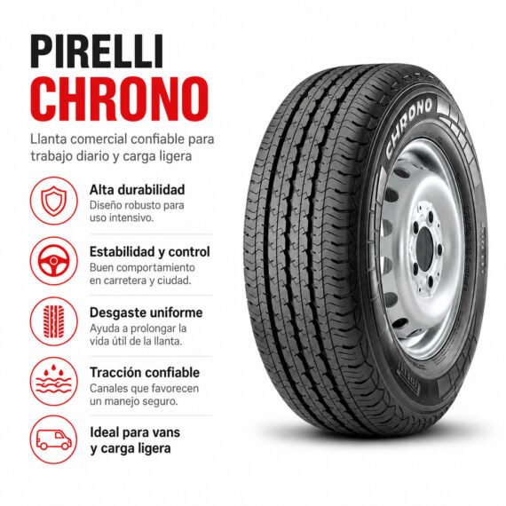 LLANTA PIRELLI 225/70 R15 CHRONO - foto 6
