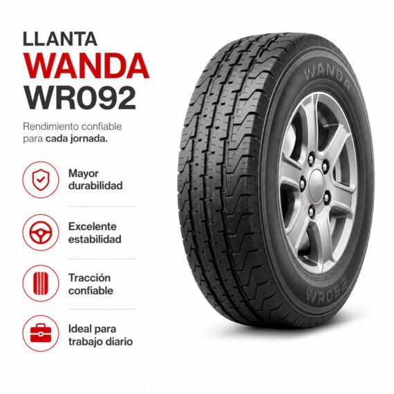 LLANTA WANDA 185 R14 WR092 8PR 102/100Q - foto 6