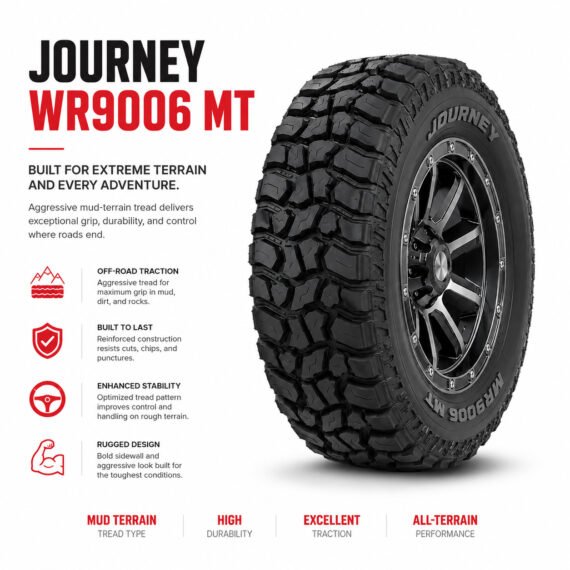 LLANTA JOURNEY 31X10.50 R15 WR9006 M/T - foto 6