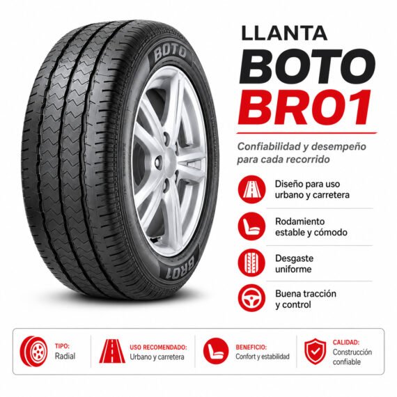 LLANTA BOTO 235/65 R16 BR01 - foto 6