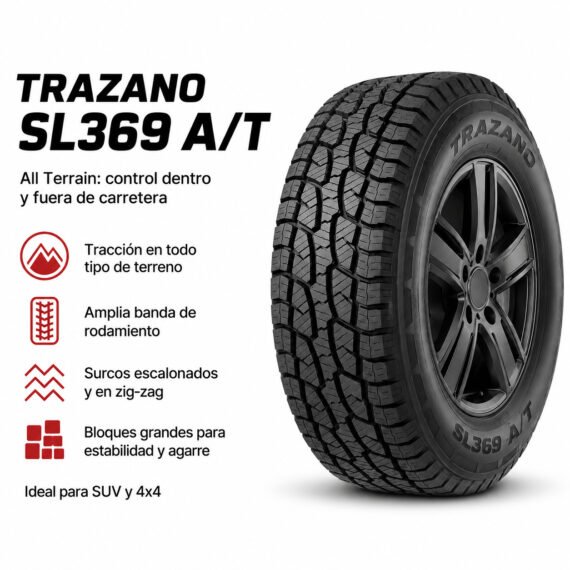 LLANTA TRAZANO 215/75 R14 SL369 A/T - foto 6