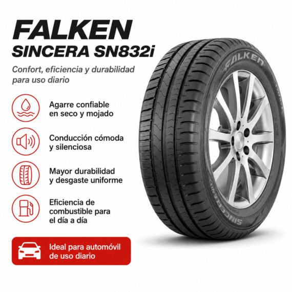 LLANTA FALKEN 165/70 R14 SN832I - foto 6