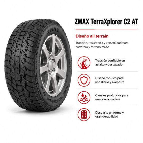 LLANTA ZMAX 215/65 R17 TERRA XPLORER C2 A/T - foto 6