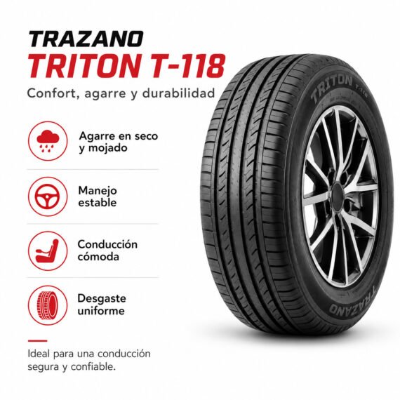 LLANTA TRAZANO 165/65 R13 TRITON T-118 - foto 6