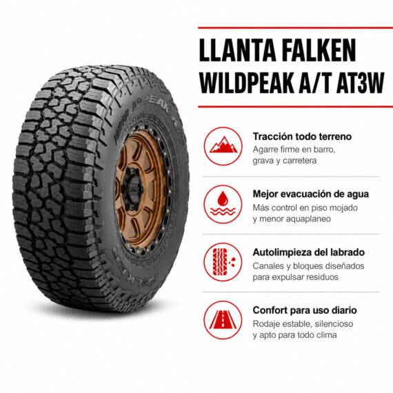LLANTA FALKEN 275/65 R18 WPAT3W - foto 6