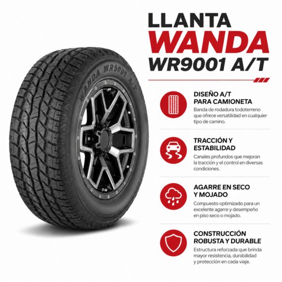 LLANTA WANDA 205/70 R15 WR9001 AT - foto 6