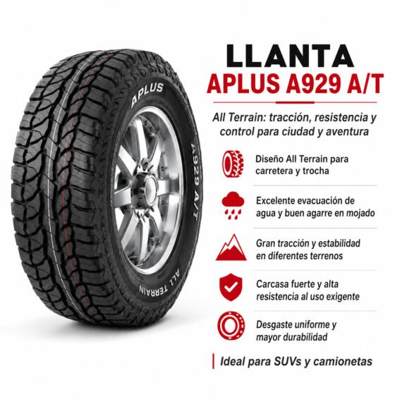 LLANTA APLUS 265/65 R17 A929 AT - foto 6