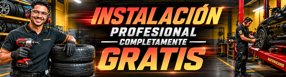 Instalaci&oacute;n gratis comprando llantas en Batericars Cali