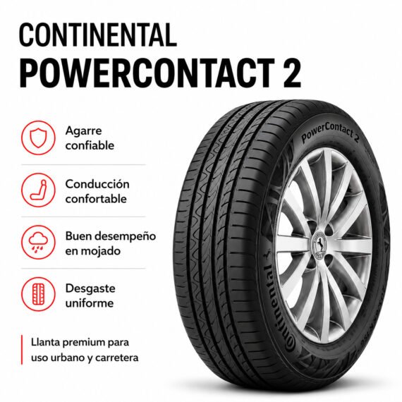 LLANTA CONTINENTAL 195/55 R15 85H POWERCONTACT 2 - foto 6