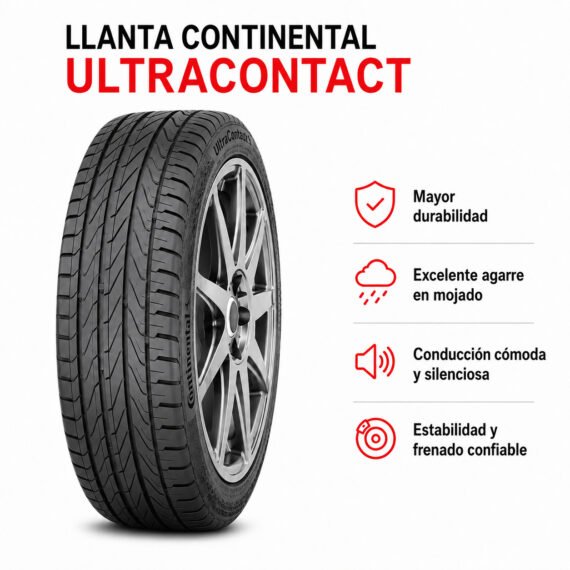 LLANTA CONTINENTAL 195/55 R15 ULTRACONTACT - foto 6
