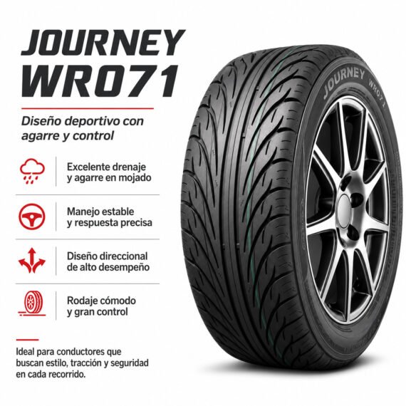 LLANTA JOURNEY 195/55 R15 WR071 ESPINA - foto 6
