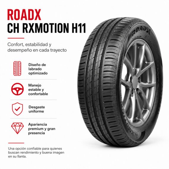 LLANTA ROADX 185/60 R14 RXMOTION H11 - foto 6