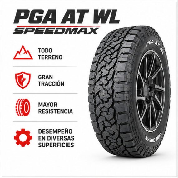 LLANTA 175/70 R14LT SPEEDMAX 98/96S PGA AT WL - foto 6