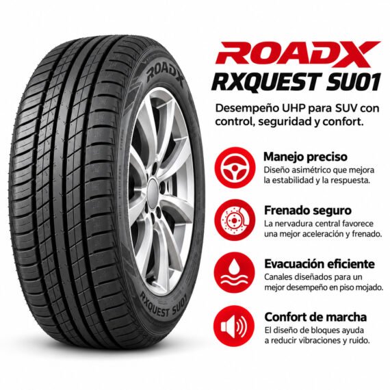 LLANTA ROADX 235/50 R18 CH RXQUEST SU01 - foto 6