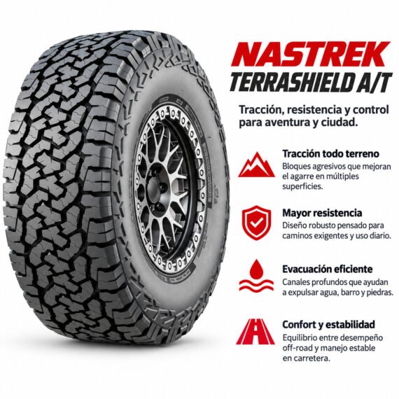 LLANTA NASTREK 225/55 R18 TERRASHIELD A/T - foto 6