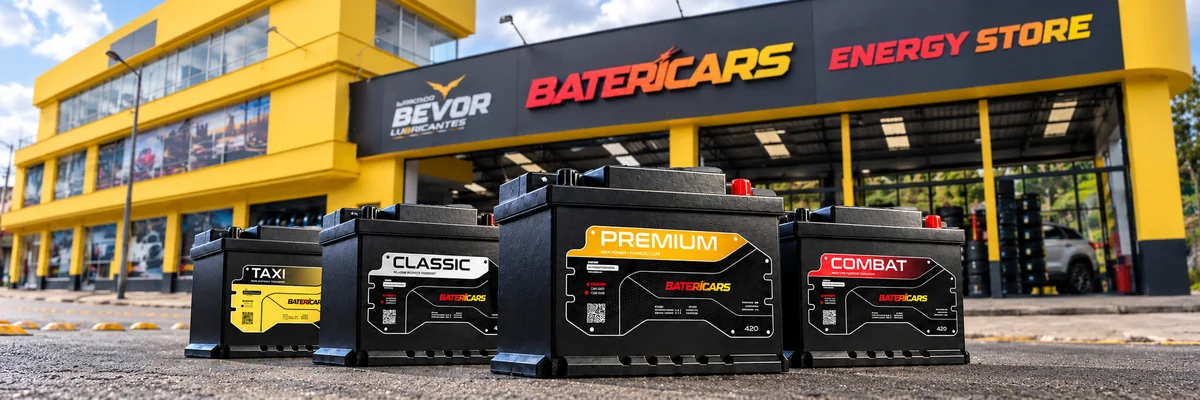 Baterías BATERICARS Combat Line, AGM Start-Stop, Clásica y Premium, con garantías de 12, 24, 15 y 18 meses